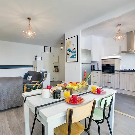 Apartamento Bel A 2 Pas De La Cote Des Basques Biarriz
